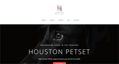Desktop Screenshot of houstonpetset.org